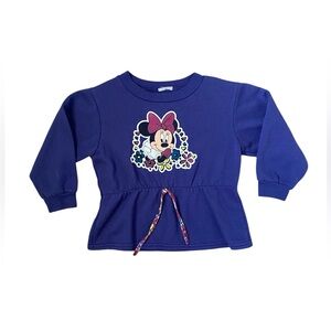 Vintage 1990’s | Disney Store | Mini Mouse Long-Sleeve Pullover Shirt | Kids
